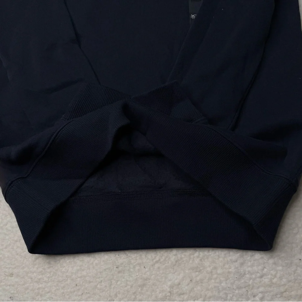 Tommy Hilfiger Women's Navy Blue Fleeced Pullover Crewneck Sz XXS Lounge NWT